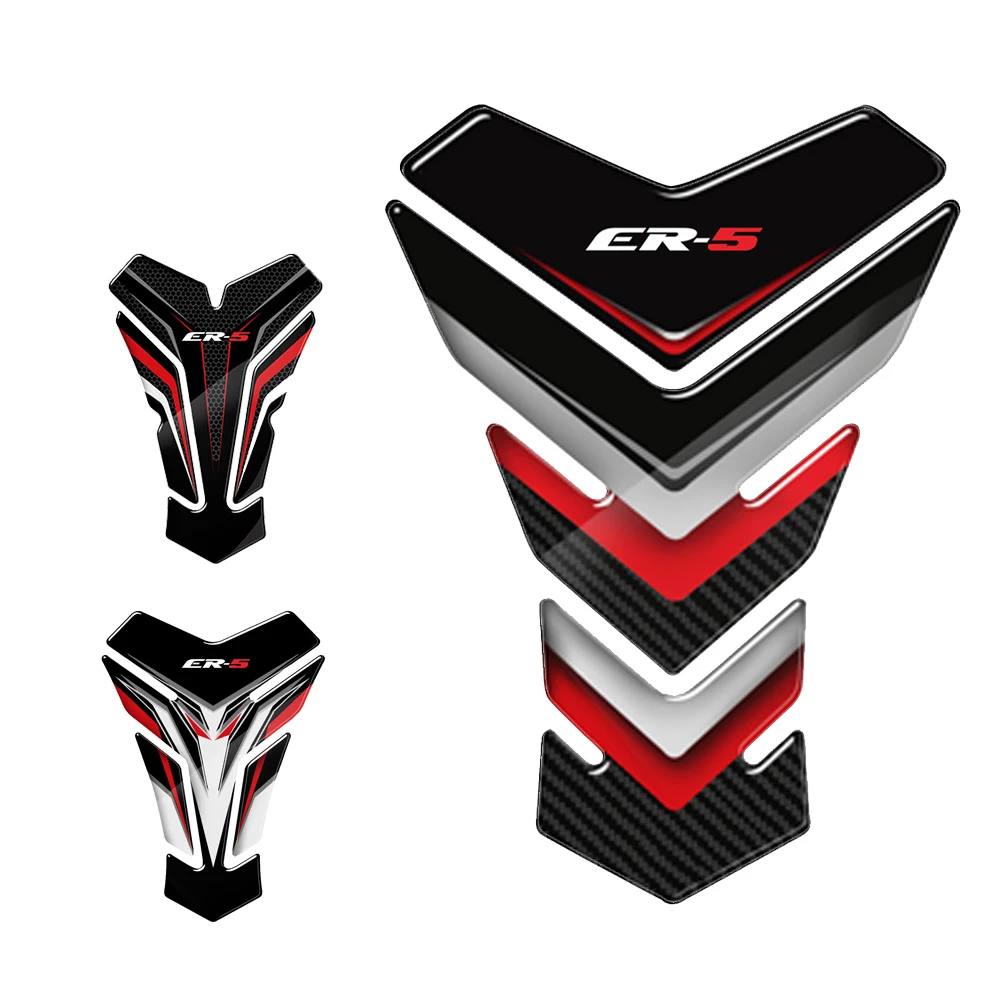 

For Kawasaki ER5 ER-5 Tankpad 3D Resin Motorcycle Tank Pad Protector Stickers