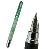 duke fashion scotland pattern extra fine nib fountain pen green color writing gift pen
