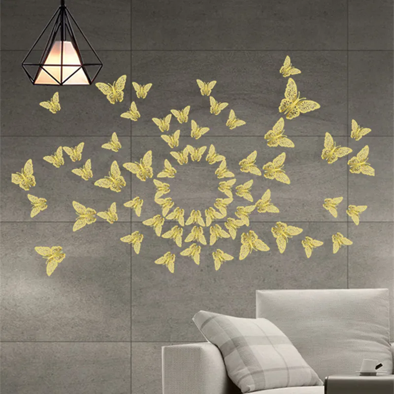 

3D Wall Stickers Home Decor Butterfly Wall Stickers Home Wall Decor 3D Butterfly Wall Stickers Festival Party Home Decor Sticker