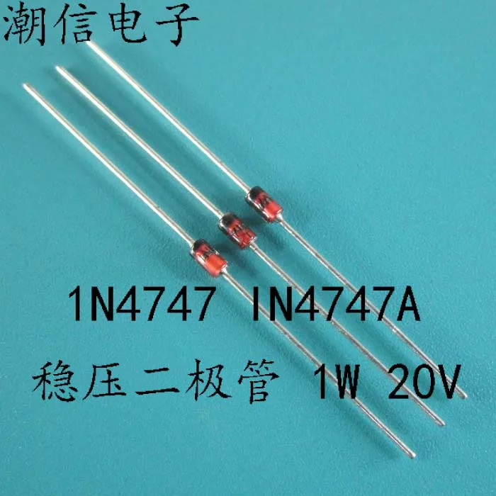 

50 шт./лот 1N4747 IN4747A 1W 20V
