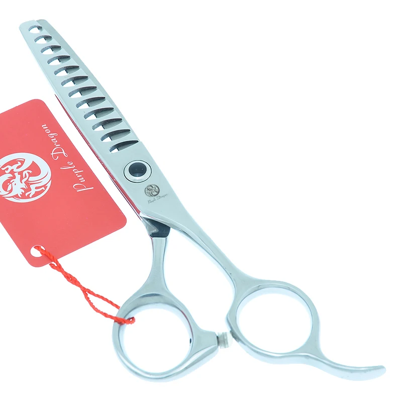 Purple Dragon 5.75" Hair Thinning Scissors 8/12/14/18 Teeth Barber Shears Japanese Steel Salon Hairdressing A0160B | Красота и