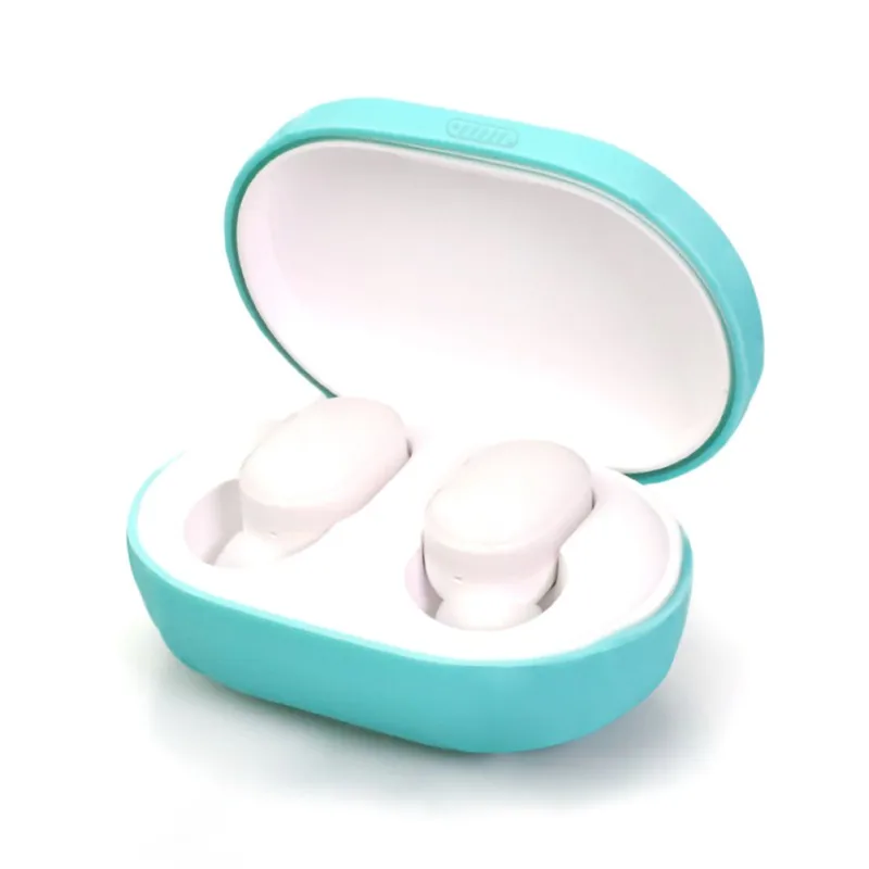 Anti-fall Headphone Case For Red mi Headset Airdots Wireless Silicone Protective Solid Color | Электроника