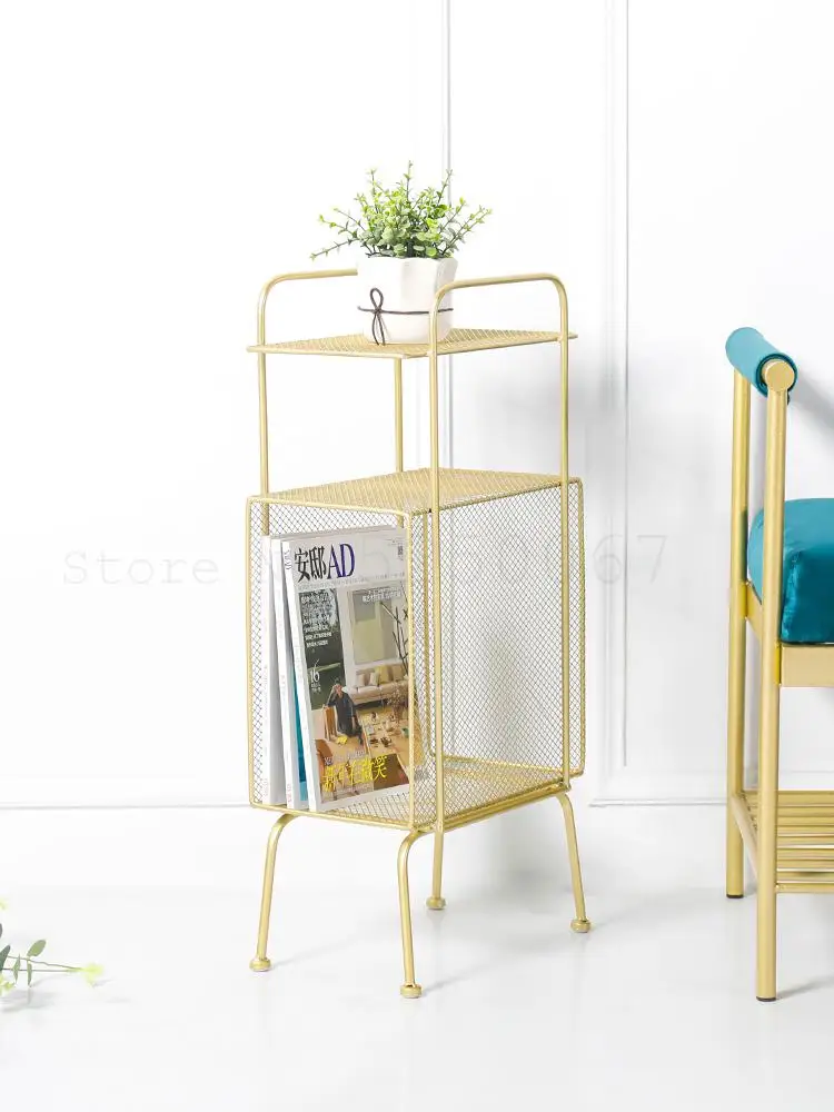 Скандинавская подставка для журналов с приемником маленькая гостиной угловая