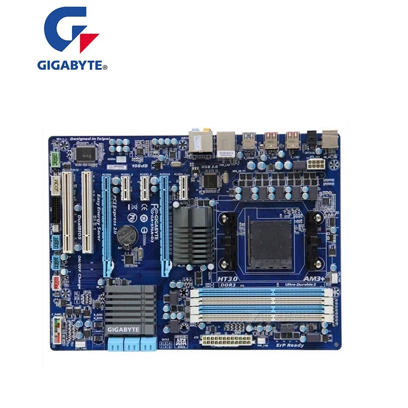 Для GIGABYTE GA 970A D3 материнская плата Socket AM3 + DDR3 для AMD 970 оригинальная десктопная SATA III