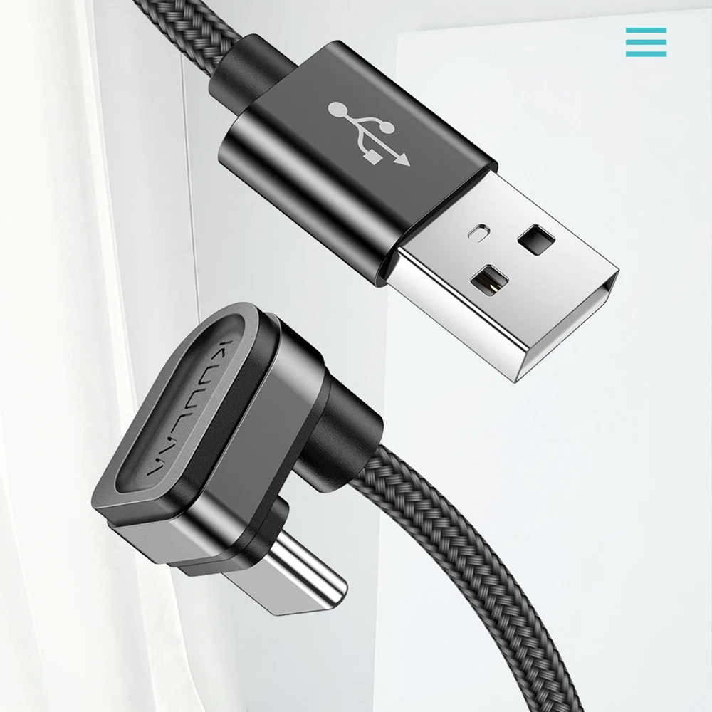 Кабель USB Type-C для быстрой зарядки Xiaomi mi Samsung S8 S9 S10 180 градусов USB-C USB-шнур а