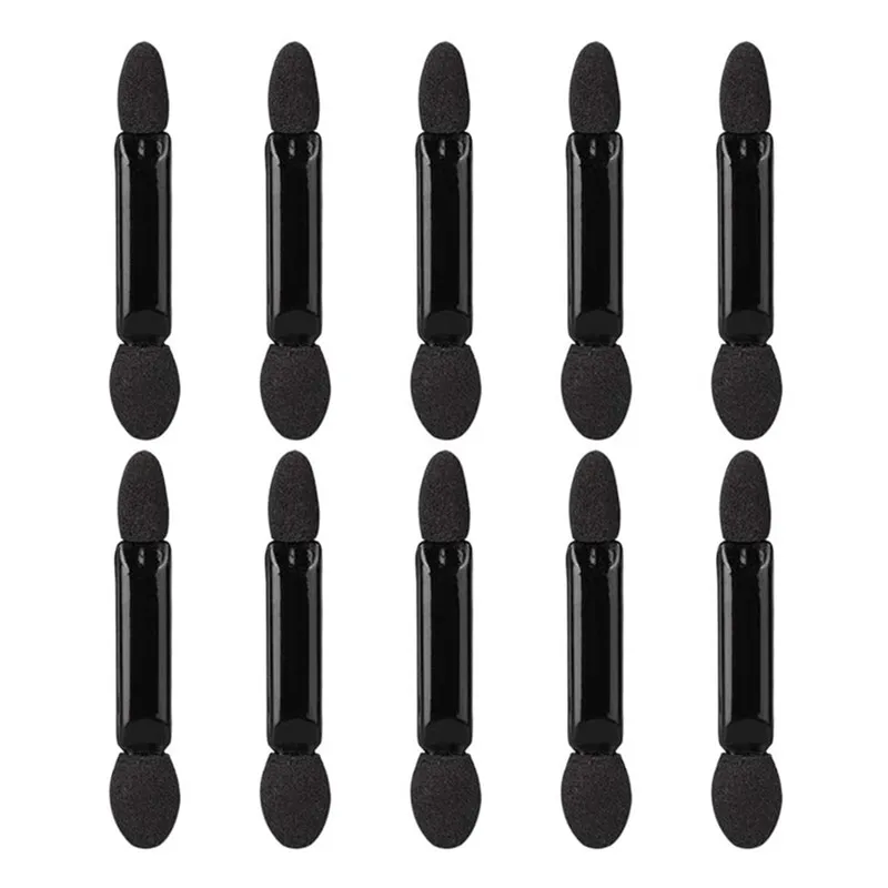 500 шт. одноразовые кисти для теней Двусторонняя губка нейлоновые наборы тени век