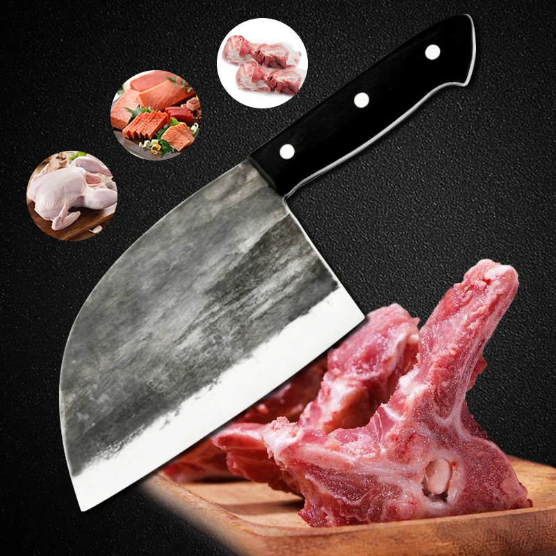 SOWOLL нож шеф повара ручка для филе Tang Убойные столовые приборы резки мяса кованые