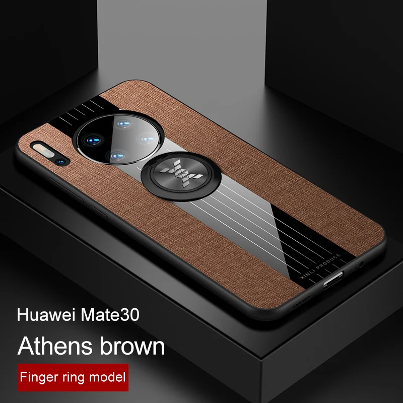 Чехол для телефона Huawei Mate 30 Pro чехол с магнитным кольцом тканевый мягкий из ТПУ