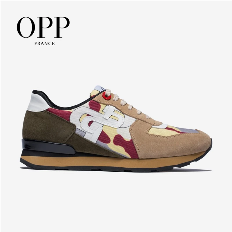 Мужская обувь OPP модные камуфляжные кроссовки на шнуровке в стиле милитари