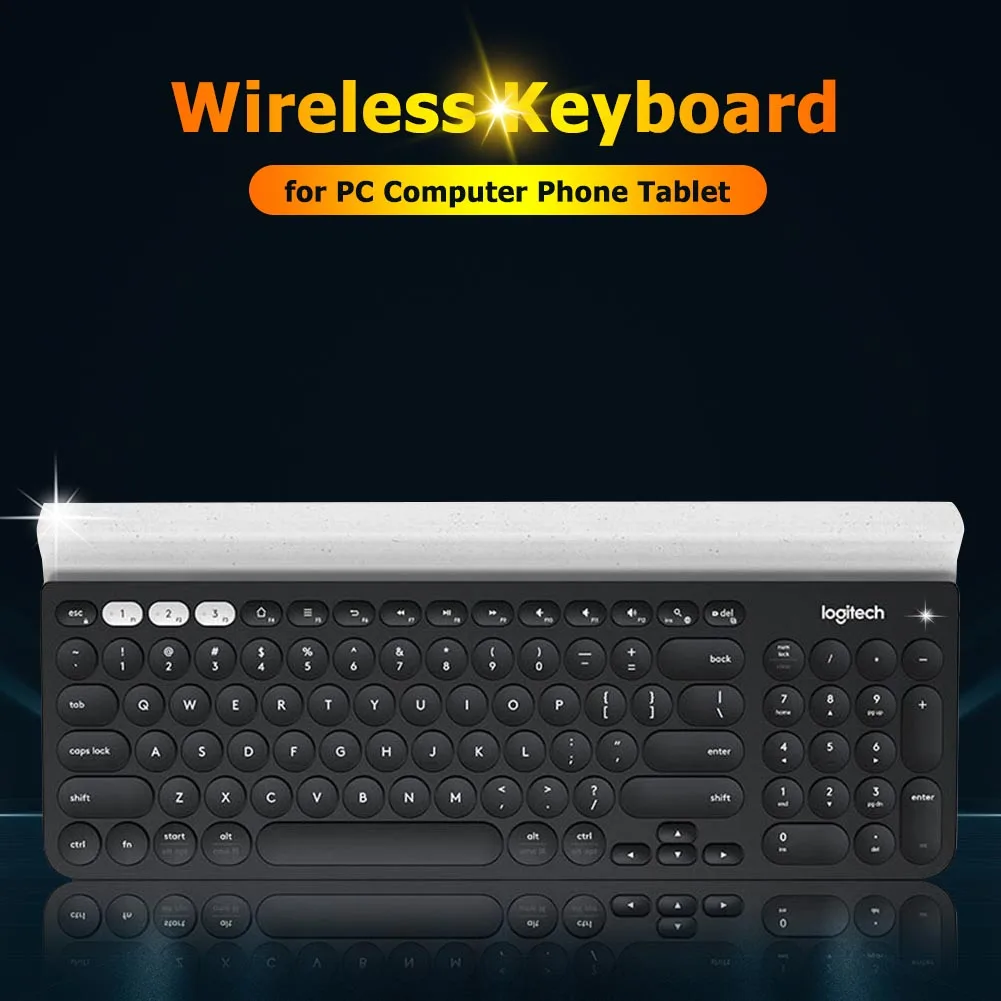 Беспроводная bluetooth клавиатура Logitech K780 универсальный двухрежимный переключатель
