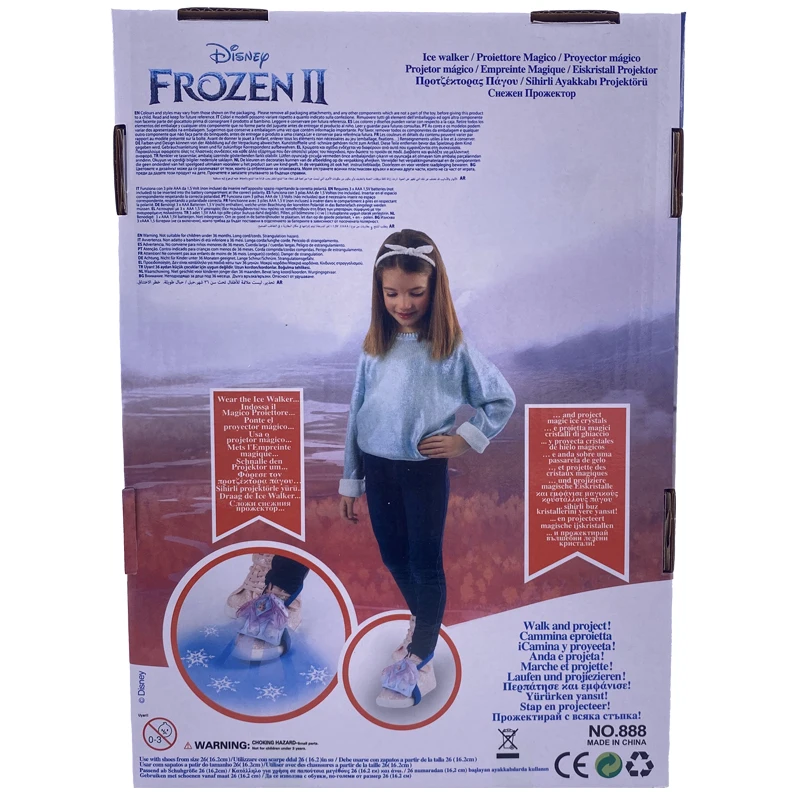 Disney Frozen2 Эльза Двигающаяся игрушка не нужно снимать в душе и ice walker magico проектор