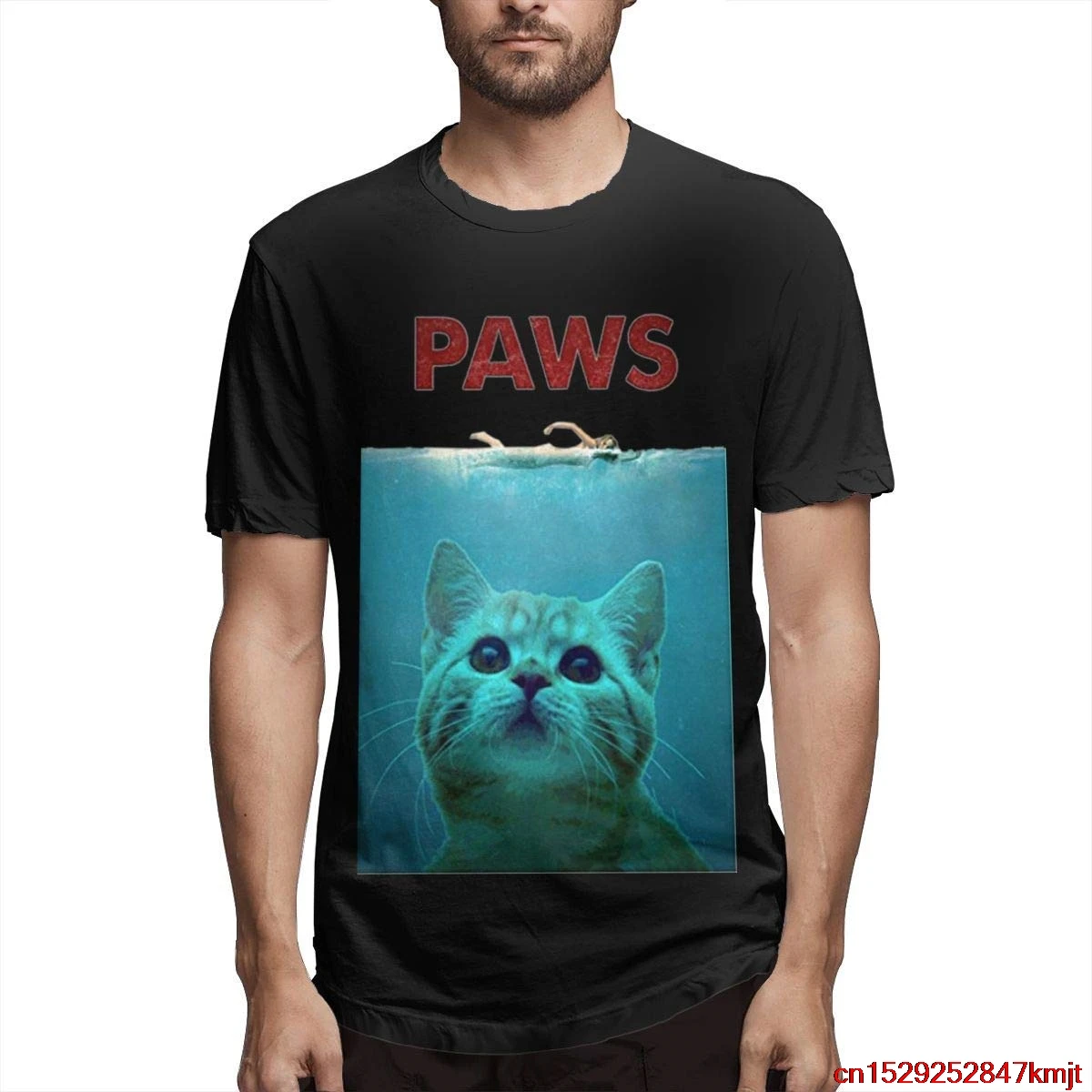 FGHFG мужские лапы челюсти пародия вырез лодочкой короткий рукав рубашки унисекс