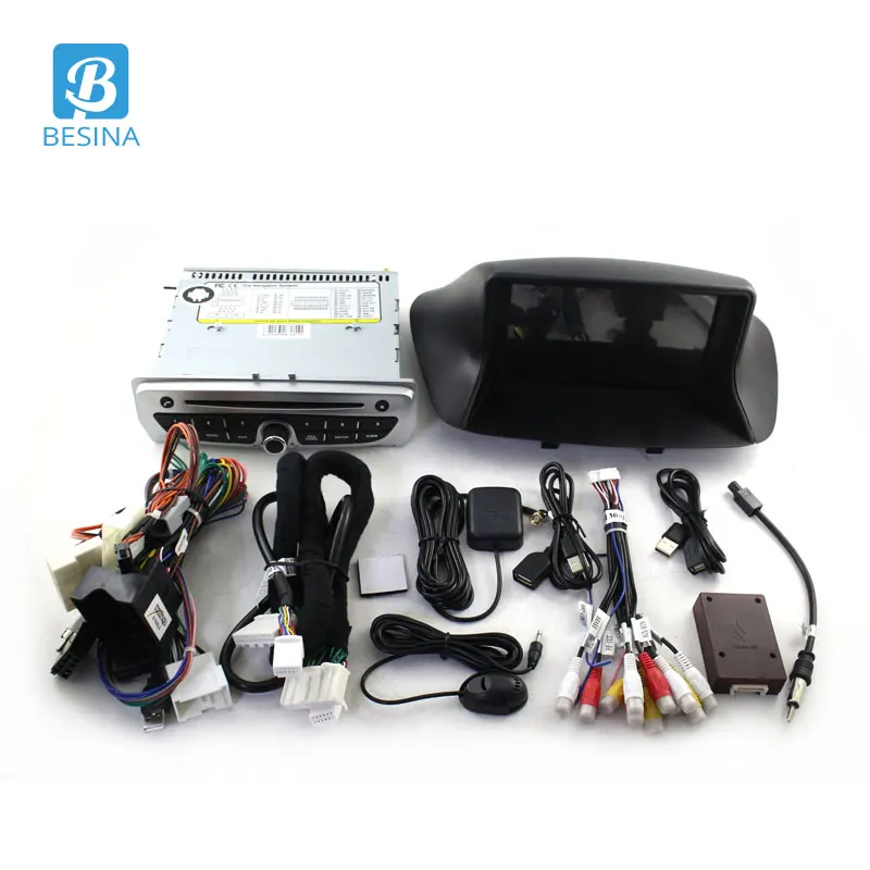 Автомобильный DVD-плеер Besina Android 10 для Megane Fluence 2009 2010 2011 GPS навигатор 1 Din