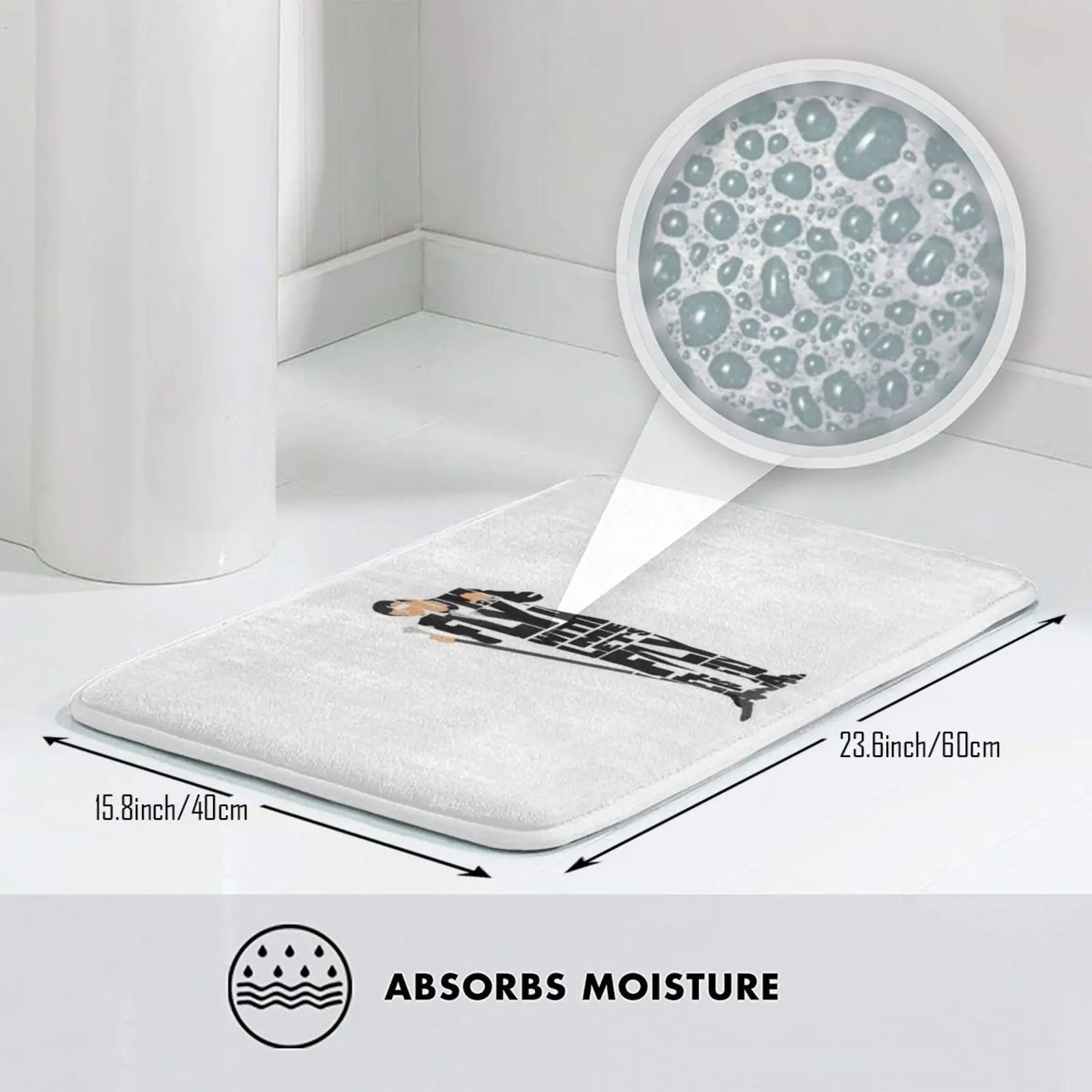 Коврик для иллюстрации Фрэнка Синатры Мягкий Нескользящий ковер с рисунком в