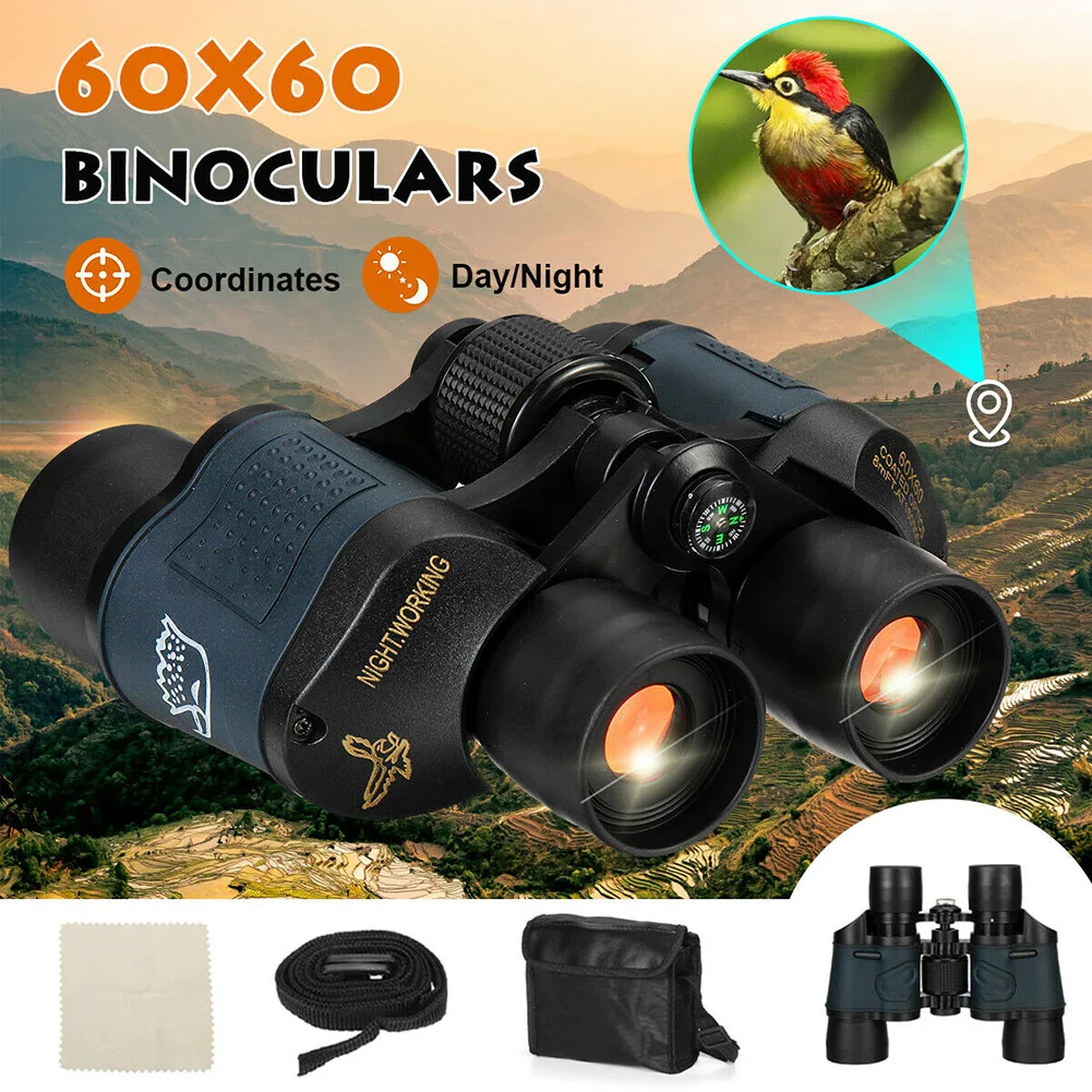 

Бинокль 60x60, HD, для охоты, кемпинга, 160000 м