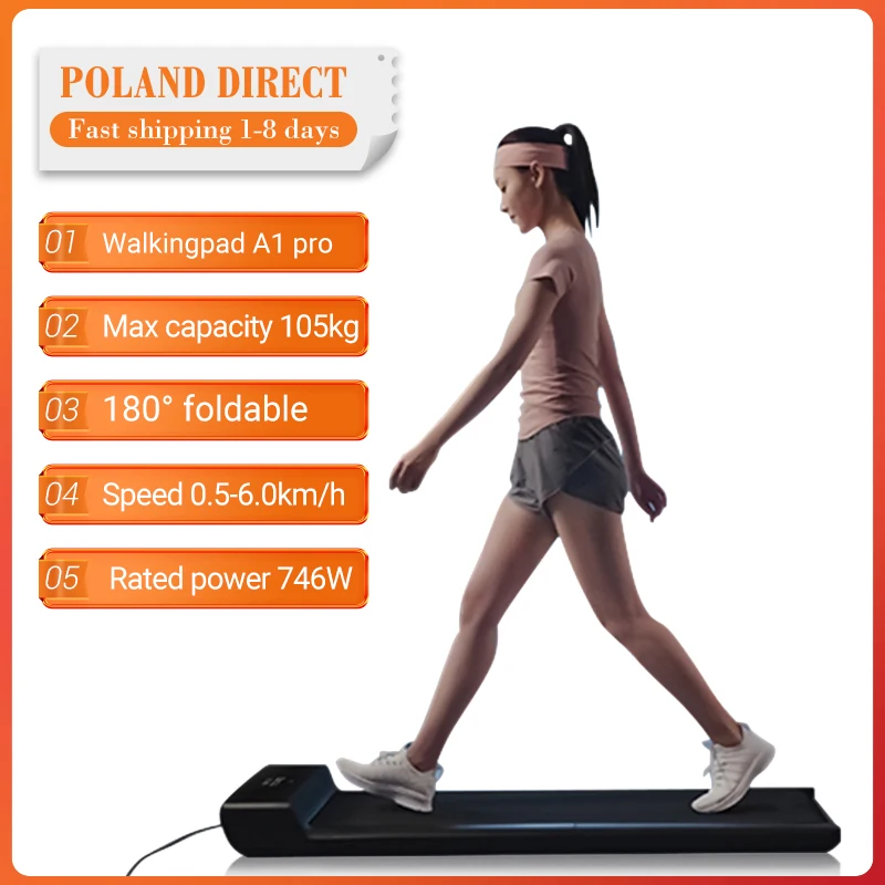 Электрическая складная беговая дорожка Walkingpad A1 pro смарт оборудование для бега и