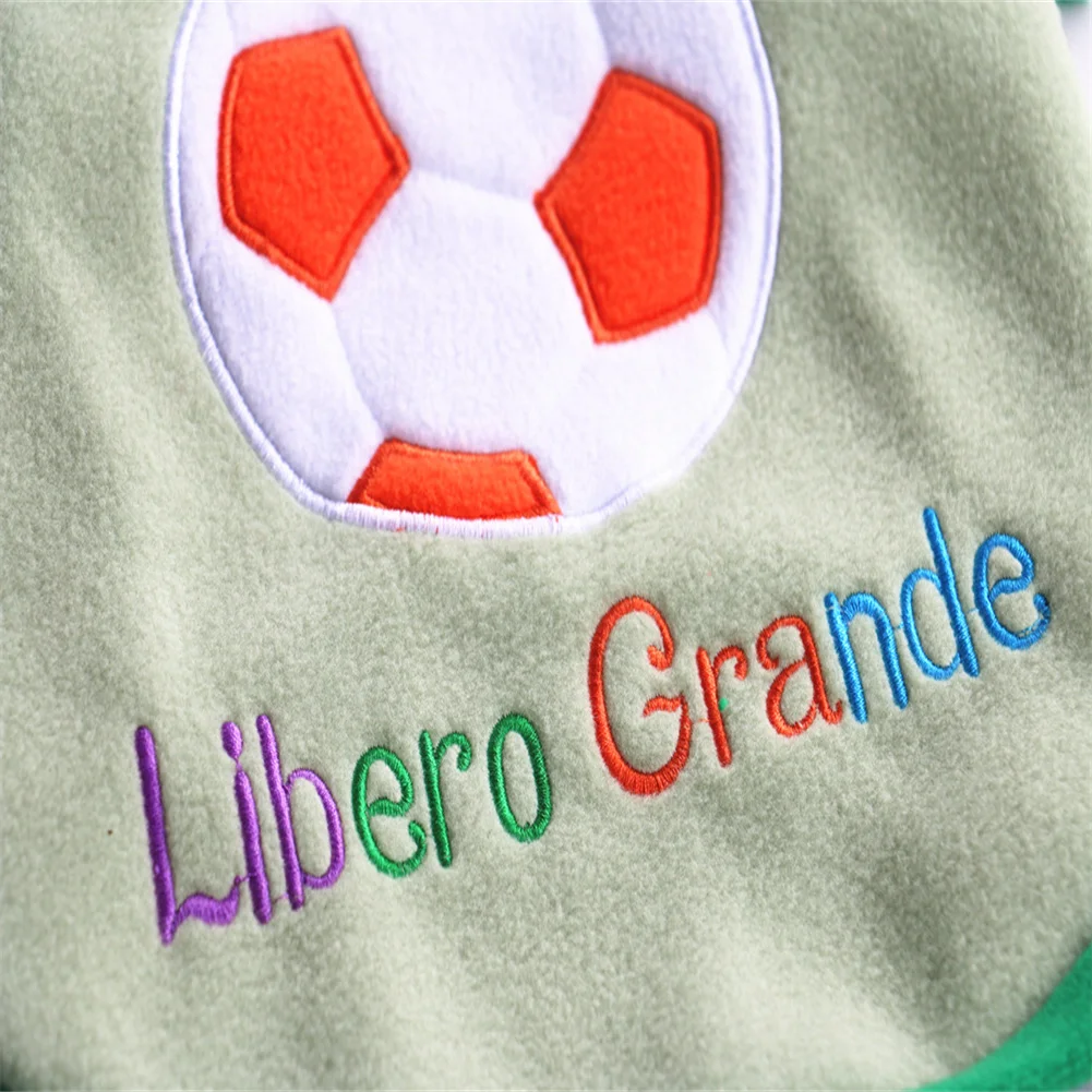 Одежда для щенков вышитая флисовая Рабочая куртка чихуахуа Тедди шнауцер одежда