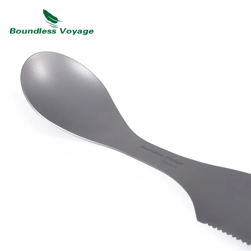 Безграничная Вояж Титан 3 в 1 столовая ложка вилка комбинированных ложек и вилок с