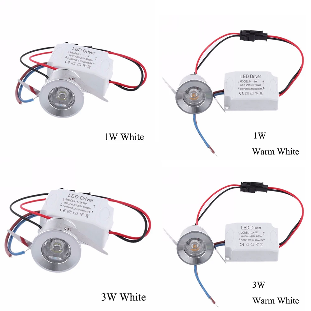 

Новинка 1 Вт/3 Вт светодиодный белый/теплый белый AC 85-265 в мини-светильник для поверхностного монтажа светодиодный светильник для ювелирных и...