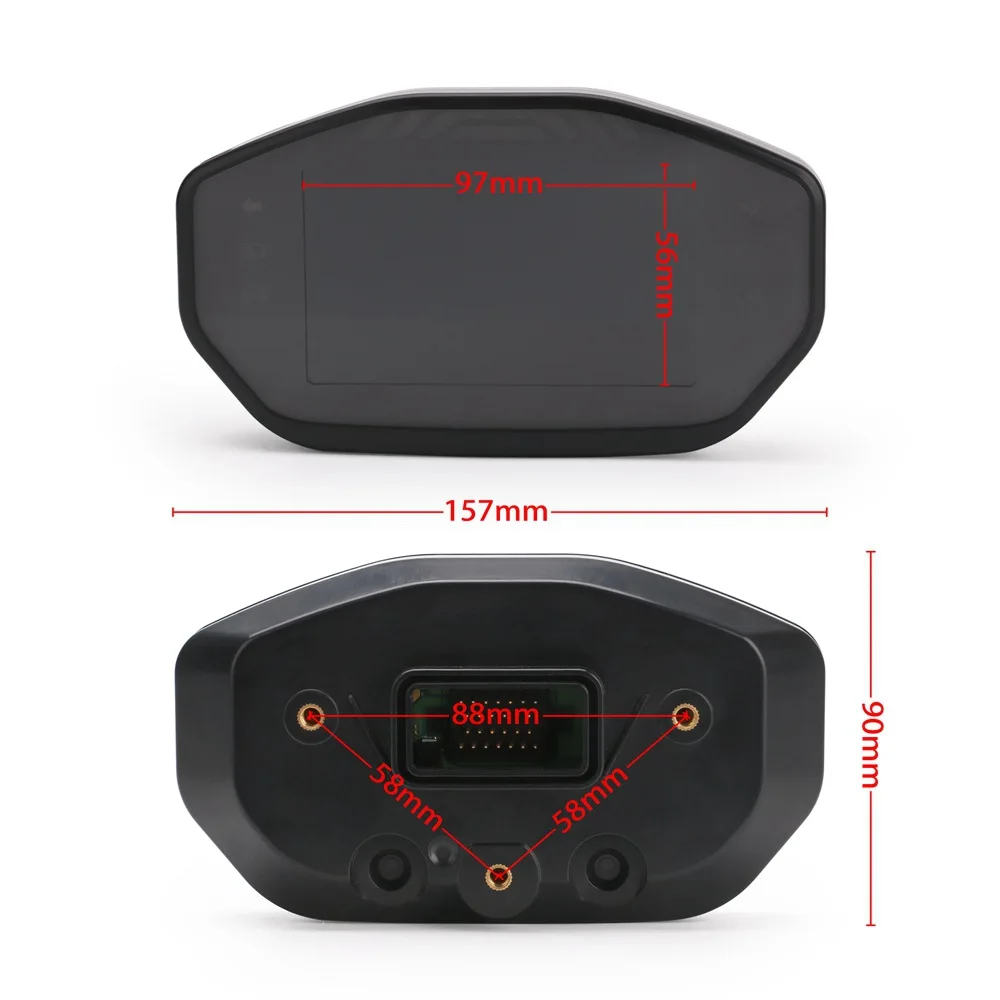 

FOR SUZUKI TS 50W 50 80 100 1,2,4 cylinder motorcycle general LED LCD digital speedometer speedometer backlit odometer