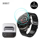 2 шт. для смарт-часов SENBONO 2021 MAX5 1,32 дюйма Защитная пленка 2.5D HD прозрачное закаленное стекло премиум-класса 9H стекло против царапин