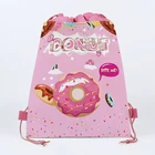1 шт. нетканые вечерние подарки сумки Baby Shower коробка конфет сумки Милые Пончики детские подарочные пакеты рюкзак для девочек на день рождения; Вечерние украшения