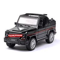 scale 132 diecast suv car benz g500 convertible orv metal model with light sound pull back vehicle alloy toys collection