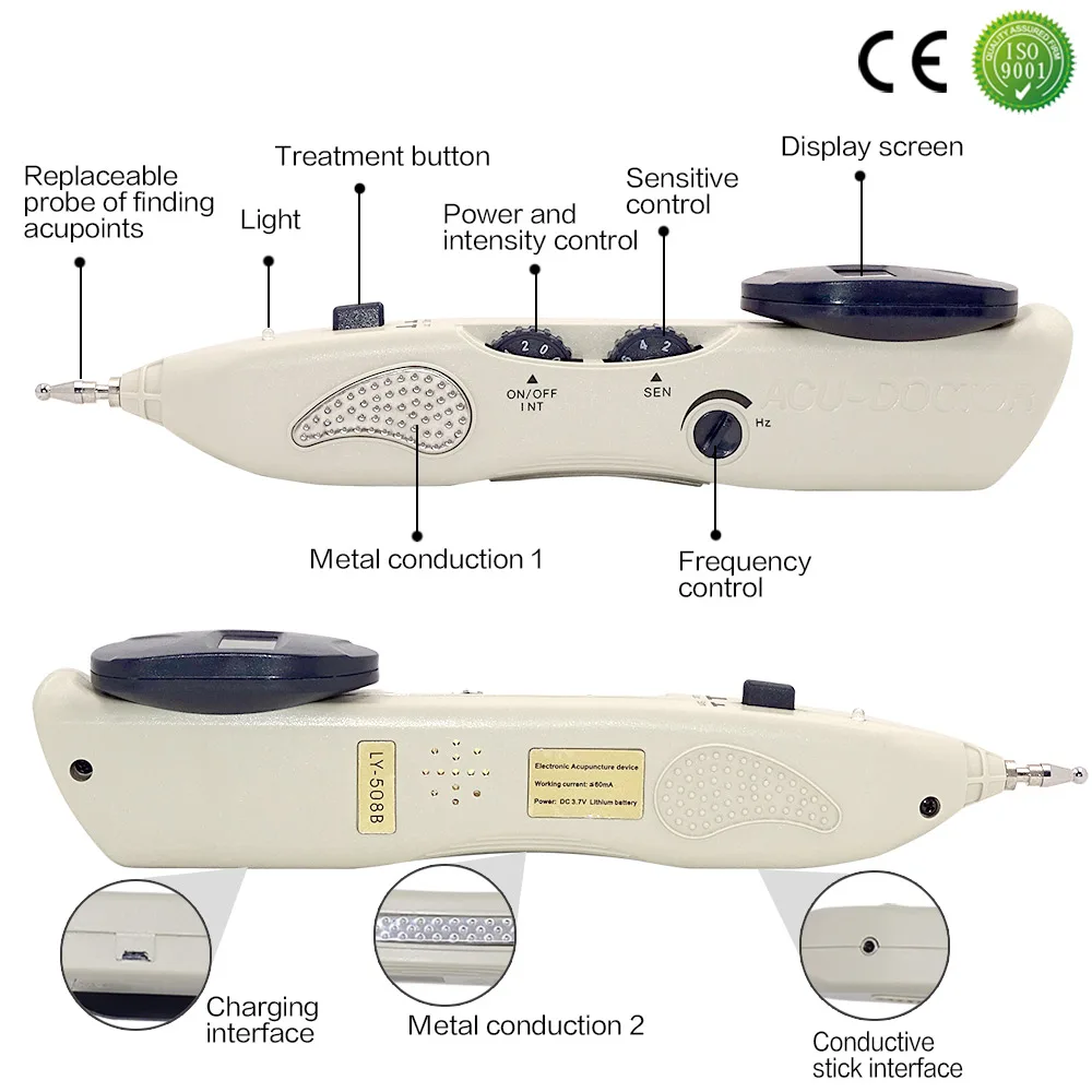Медицинская ручка для иглоукалывания точечный детектор электронный массаж