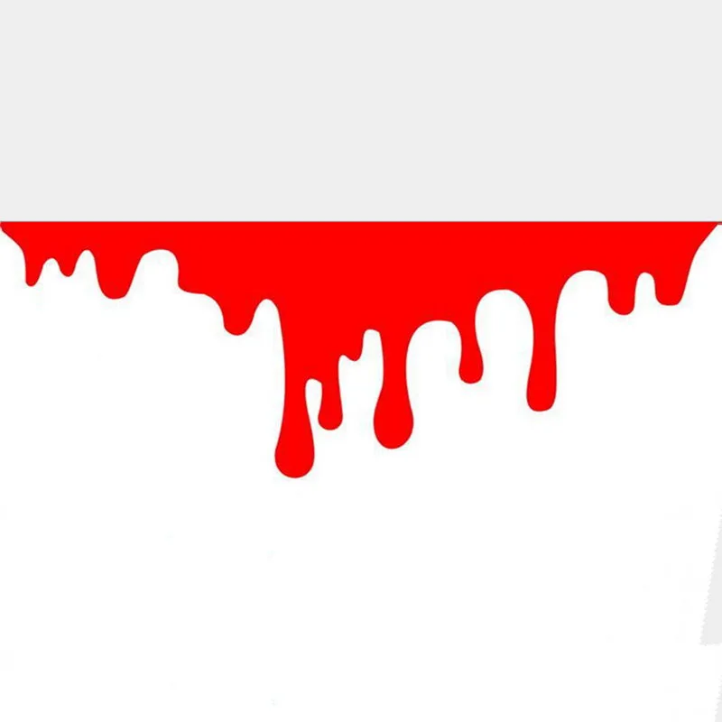 New 1Pc Design Blood Bleeding Car Stickers Reflective Decals Rear Front Headlight Sticker Door Window Body | Автомобили и