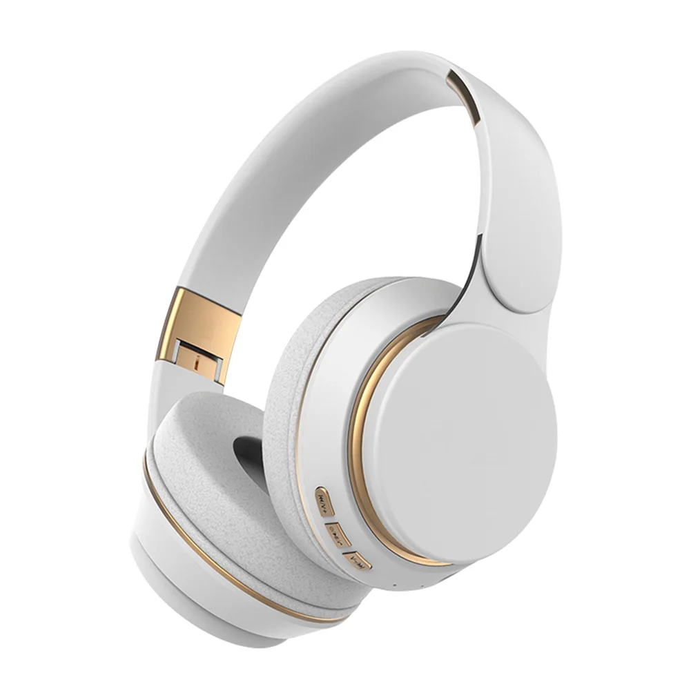 

Portable Wireless Bluetooth 5.0 Gaming Headphones Wireless Over Ear Foldable Stereo Adjustable Earphones With Mic for Phone PC