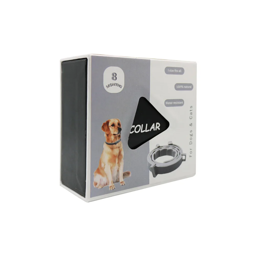 

New Pet dog collar in flea box mosquitoes outdoor adjustable Dog accessories 8 months long-term protection