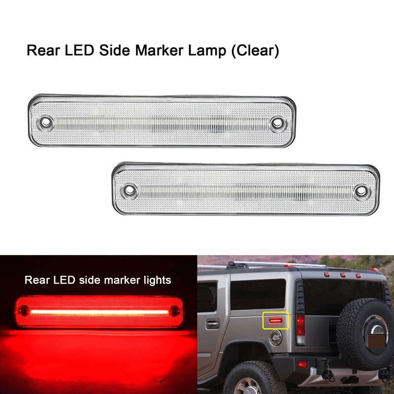 

Автомобильная прозрачная Светодиодная лампа заднего хода Hummer H2 2003-2009 25952319