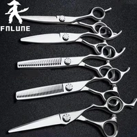 fnlune 6 0 vg 10 professional hair salon scissors cut barber accessories haircut thinning shear hairdressing tools scissors set