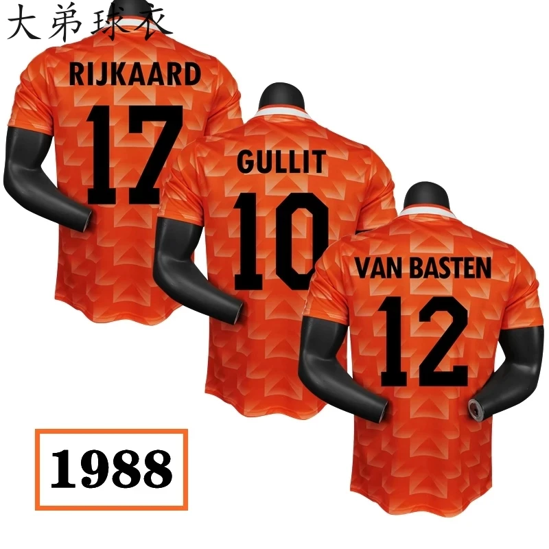 

1988 RETRO shirts HOME ORANGE VAN BESTEN GULLIT RIJKAARD Netherlandses SHIRTS CAMISETA UNIFORMS
