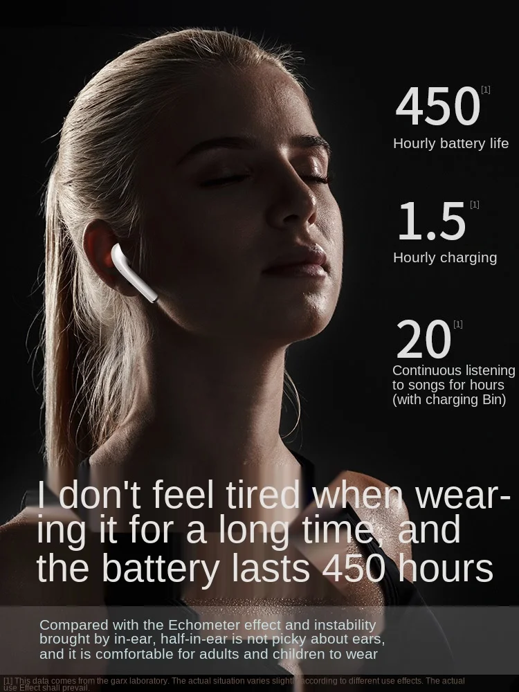 

zq Bluetooth Headset Wireless in-Ear High Sound Quality Large Power