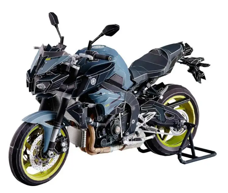 3D бумажная модель для мотоцикла самостоятельного изготовления из сверхтонкого