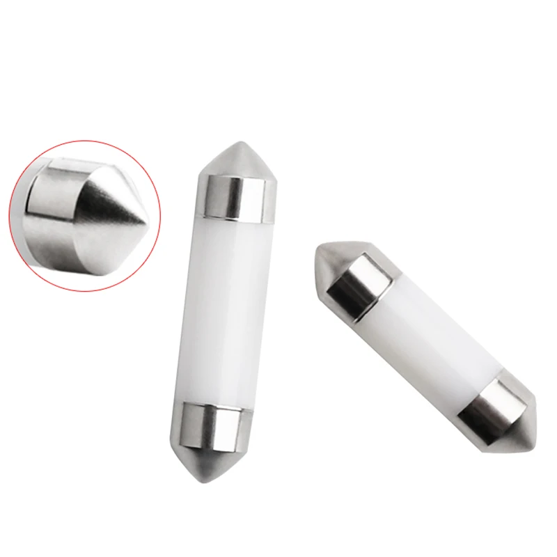 1x31 мм 36 39 42 C10W C5W Festoon COB Светодиодная лампа для салона автомобиля чтения