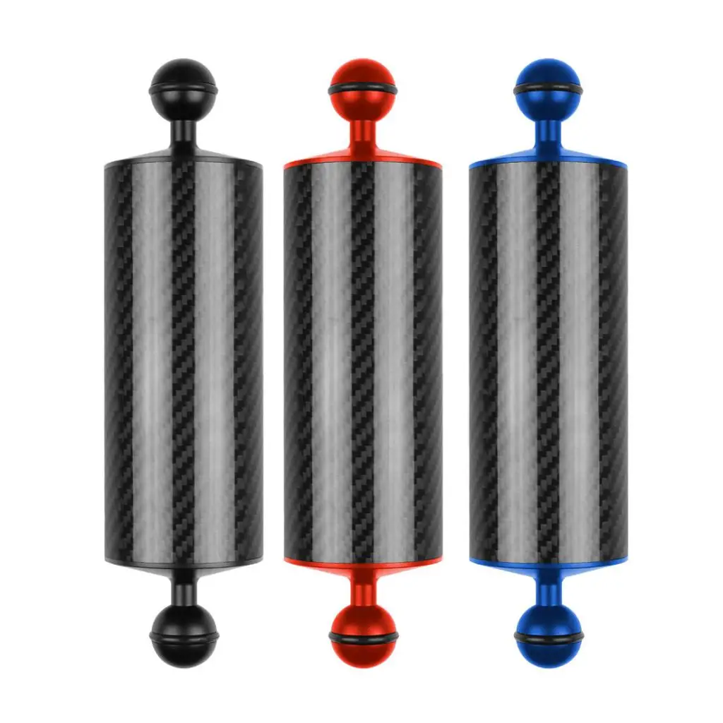 

8inch/20.3cm D60mm Carbon Fiber Underwater Float Arm for Video Light/Strobe Mounting
