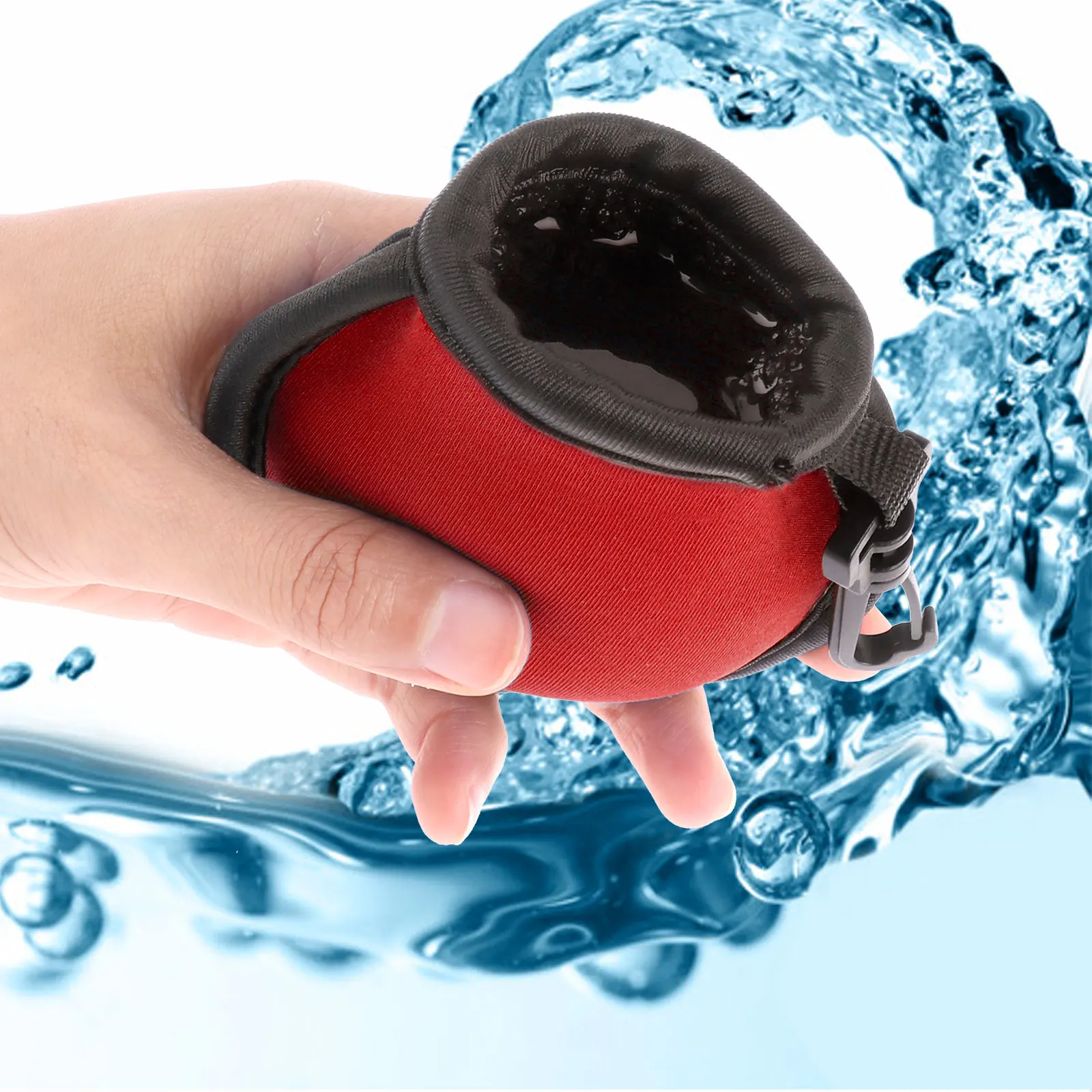 

Pouch Ball Washer with Replacement clip New Arrival Golf Ball Washer Pocket