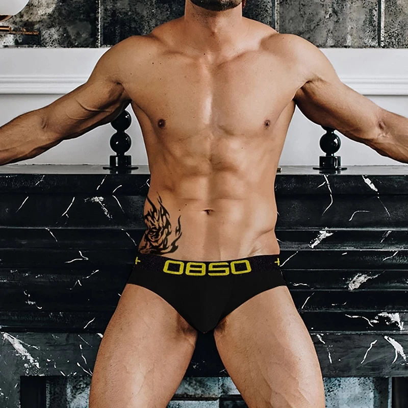 

Brand Men Underwear Sexy Men Briefs Breathable Mens Slip Cueca Male Panties Underpants Briefs 5 colors B113