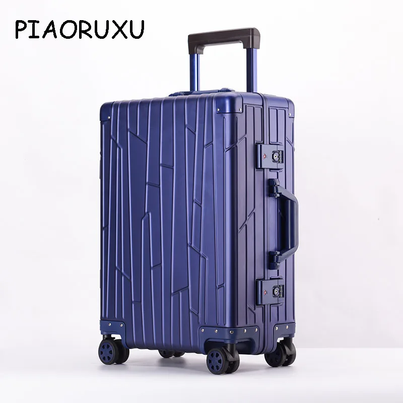 Piaoruxu 2" 24" дюймов Алюминиевый Спиннер Дорожный чемодан тележка для ручного багажа с колесом