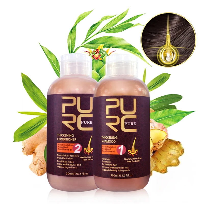 Чистый без силиконового масла шампунь + утолщение кондиционер аргановое масло