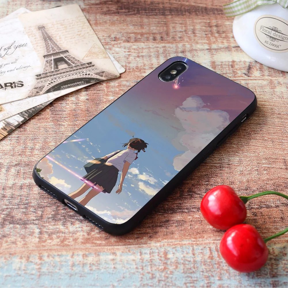 for iphone mitsuha soft tpu border apple iphone case free global shipping