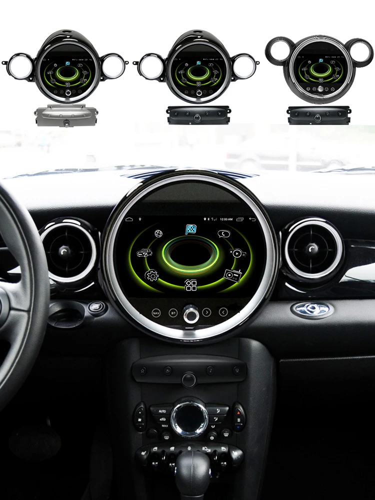Автомагнитола Carplay для BMW Mini Cooper R56 R60 2007-2014 4 Гб + 64 ГБ Android 10 мультимедийный плеер