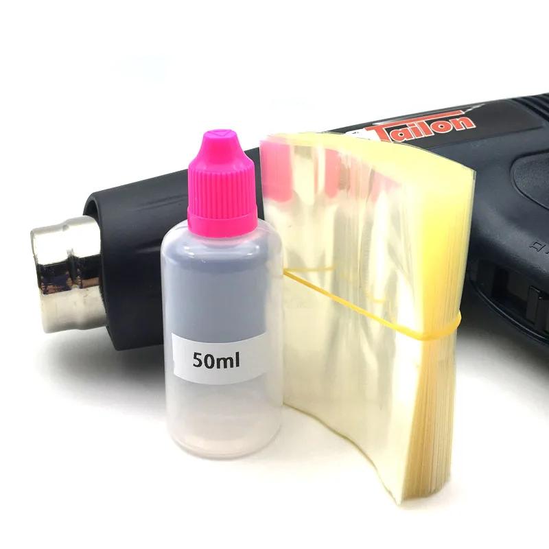 Прозрачная термоусадочная пленка из ПВХ для жидкой пластмассовой бутылки