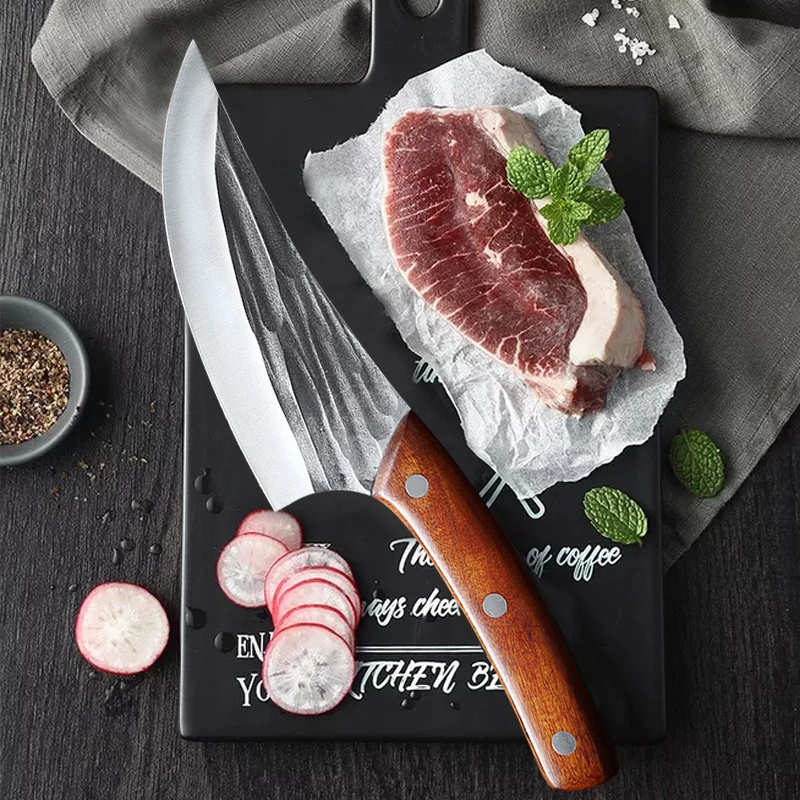 Кованый кухонный нож шеф-повар из нержавеющей стали резец для мяса шеф-повара