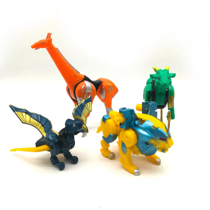 Супер sentai деформации игрушка 5in1 динозавр рейнджер Megazord в собранном виде Dinozords