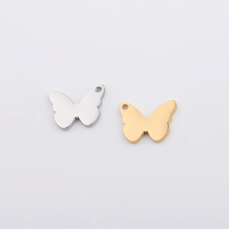 Semitree 5 шт. Новинка Нержавеющая Сталь животное Бабочка ожерелье Подвески Браслет