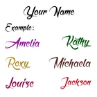 Персонализированное имя виниловая наклейка на стенустикер-окно автомобилягрузовика-ваше имя наклейки на дверь Размер 7,1 