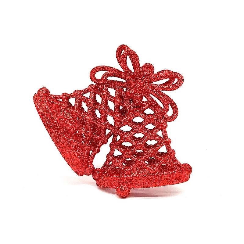 

1Pc Gold Silver Bells Pendant 2021 Christmas Party Decoration Christmas Tree Decor Hanging Ornaments New Year Gifts For Kids